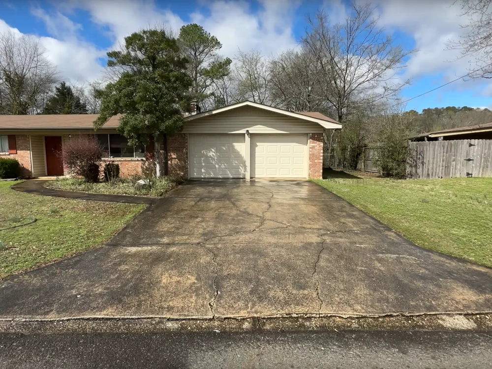 Before pressure washing